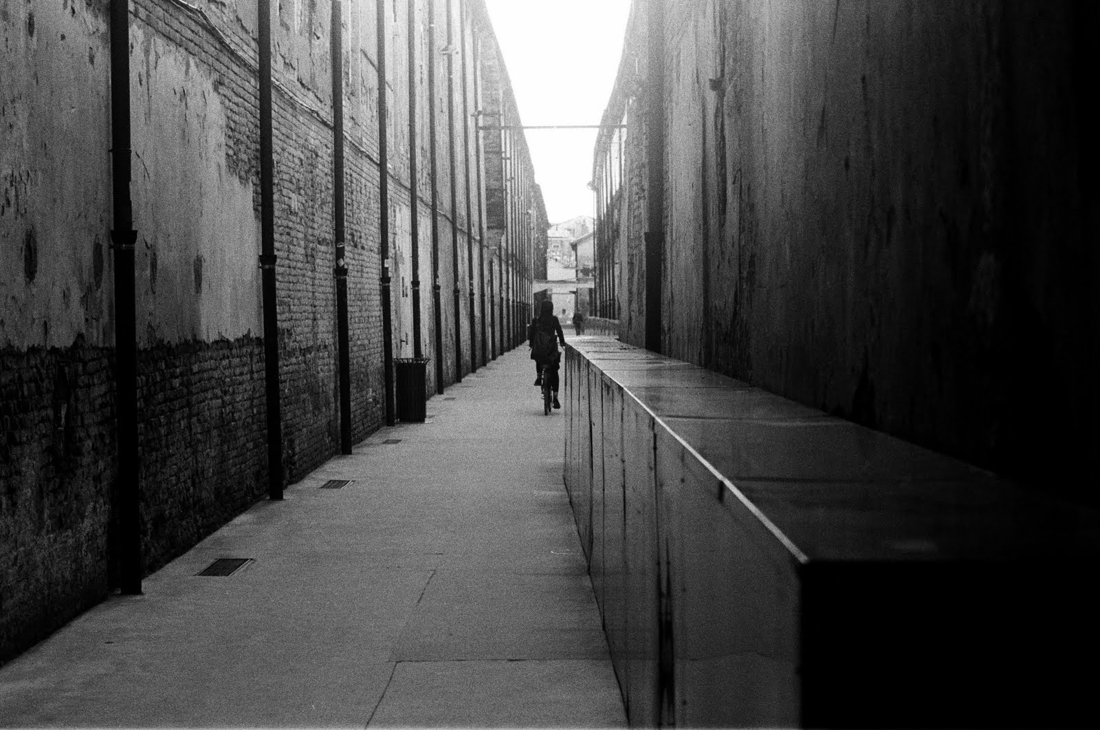 Venice, black and white film photograph