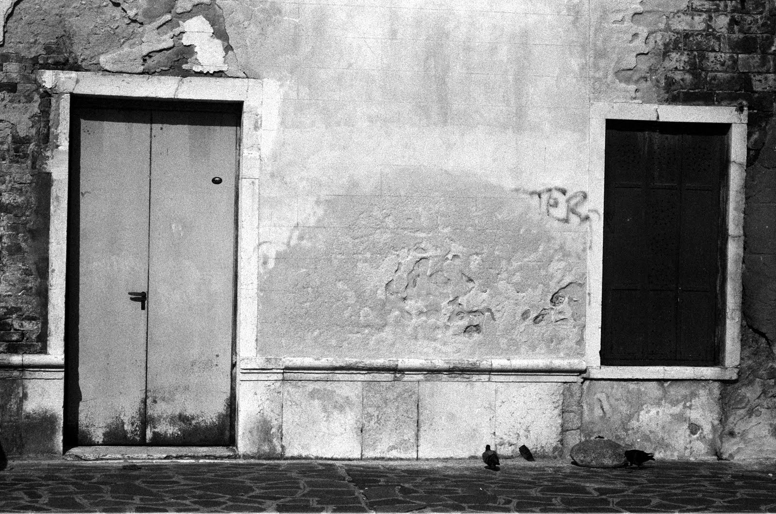 Venice, black and white film photograph